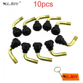 XLJOY PVR70 Tubeless Tire Valve Stems 90 degree Pull-In Auto For Scooter Moped ATV Quad Pit Dirt Bike Motorcycle