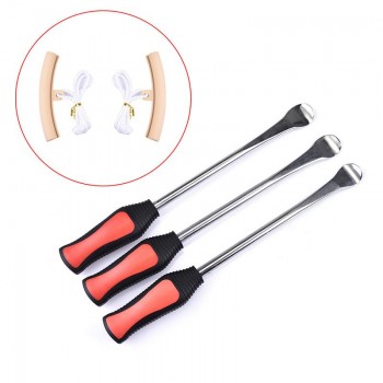 3 Tire Lever Tool Spoon + 2 Wheel Rim Protectors Tool Kit For Motorcycle Bike Tire Changing Removing