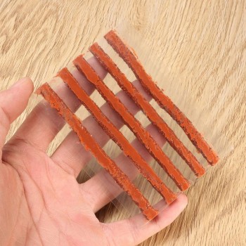 5PCS Car Motorcycle Tubeless Tire Repair Puncture Quick Repair Seal Rubber Strip Kit Fast Cold-Filled Vacuum Tire