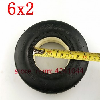 6X2 Solid tire 6x2 Pneumatic tyre inner tube Electric Scooter Wheel Chair Truck Use 6 Tire Tyre F0 Pneumatic Trolley Cart