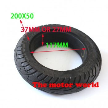 1pc 200x50 Solid Tubeless Tire Wheel Tyre 200x50 (8x2) for Razor Electric Scooter