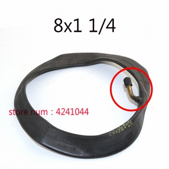 Free shipping Inner Tube 8X1 1/4 a Bent Angle Valve Stem fits many gas electric scooters and e-Bike 8 inch A-Folding Bike