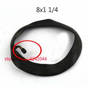 Free shipping Inner Tube 8X1 1/4 a Bent Angle Valve Stem fits many gas electric scooters and e-Bike 8 inch A-Folding Bike