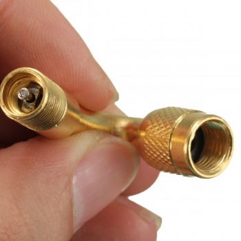 45/135 DEGREE ANGLE AIR TYRE VALVE EXTENSION ADAPTOR LONG SHANK MOTORCYCLE