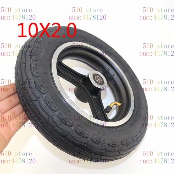 free shipping 10x2 inner and outer tire aluminum rims hub for 10inch electric scooter balancing car wheel ATV Quad Go Kart