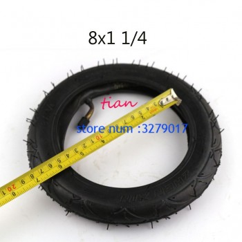 free shipping 8x1 1/4 Pneumatic Wheel Inner Tube 8 Air Wheel Outer Tire 8x1.25Inflatable tyre