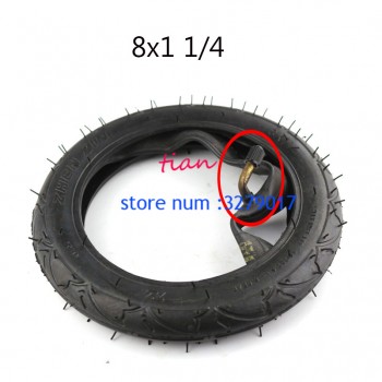 free shipping 8x1 1/4 Pneumatic Wheel Inner Tube 8 Air Wheel Outer Tire 8x1.25Inflatable tyre
