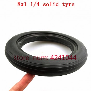 Free shipping 8 inch wheels 8x1 1/4 electric scooter solid tire 8*1 1/4 solid tire 200*45 non inflation solid tire 20x45 wheel