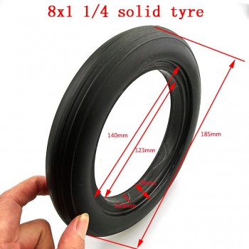 Free shipping 8 inch wheels 8x1 1/4 electric scooter solid tire 8*1 1/4 solid tire 200*45 non inflation solid tire 20x45 wheel