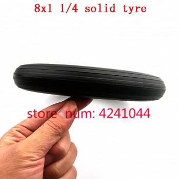 Free shipping 8 inch wheels 8x1 1/4 electric scooter solid tire 8*1 1/4 solid tire 200*45 non inflation solid tire 20x45 wheel