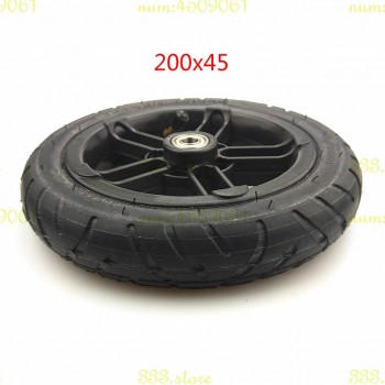 2pcs E-twow S2 M8 M10 Pneumatic 8 Scooter 200x45 wheel Castor Wheel with Tyre amp; Tube motorcycle parts