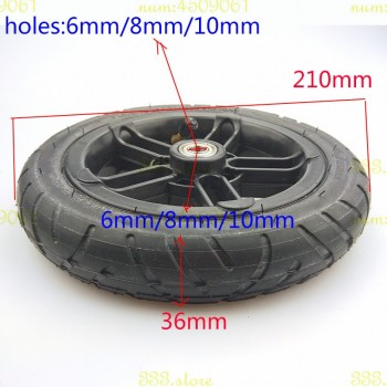 2pcs E-twow S2 M8 M10 Pneumatic 8 Scooter 200x45 wheel Castor Wheel with Tyre amp; Tube motorcycle parts