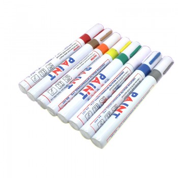 1 pcs 8 Colors Waterproof Car Motorcycle Tyre Tire Tread Rubber Metal Permanent Marker Description Beauty Paint Wheel Pen