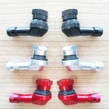 Motorcycles Electric CNC Modification Tire Valve Stem Aluminum Alloy NCY Leak Proof Vacuum TWPO Tire Valve Rim Polish Rim