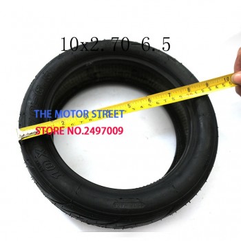 Free shipping Tubeless Tire 10x2.70-6.5 Vacuum tyres fits Electric Scooter Balanced Scooter 10 Inch Unicycle Hoverboard vacuum