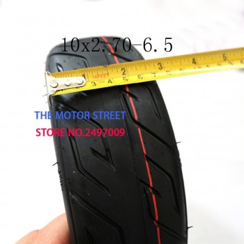 Free shipping Tubeless Tire 10x2.70-6.5 Vacuum tyres fits Electric Scooter Balanced Scooter 10 Inch Unicycle Hoverboard vacuum