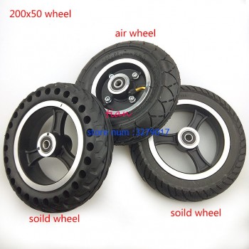 200x50 SOILD WHEEL FOR  Electric Scooter Tyre With Wheel Hub 8 Scooter Tyre Aluminium Alloy Wheel Electric Vehicle