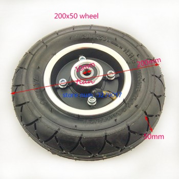 200x50 SOILD WHEEL FOR  Electric Scooter Tyre With Wheel Hub 8 Scooter Tyre Aluminium Alloy Wheel Electric Vehicle