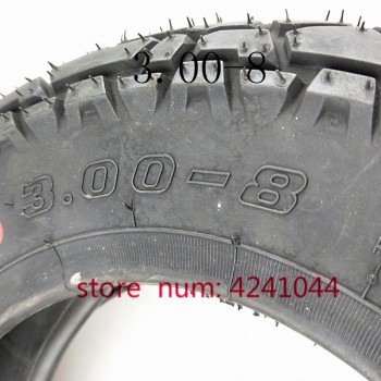Free shipping  3.00-8 / 300-8 Tire amp; inner tube 4PR tyre fits Gas and Electric Scooters Warehouse Vehicles Mini Motorcycle