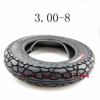 Free shipping  3.00-8 / 300-8 Tire amp; inner tube 4PR tyre fits Gas and Electric Scooters Warehouse Vehicles Mini Motorcycle