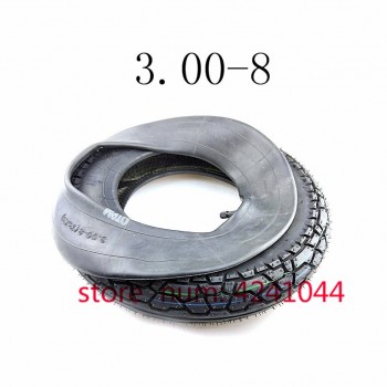 Free shipping  3.00-8 / 300-8 Tire amp; inner tube 4PR tyre fits Gas and Electric Scooters Warehouse Vehicles Mini Motorcycle
