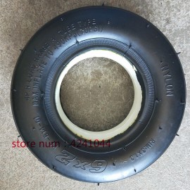 6X2 Solid tire without inner tube tire Electric Scooter Wheel Chair Truck Use 6  Tire Tyre F0 Pneumatic Trolley Cart
