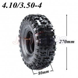 4.10/3.50-4 410/350-4 ATV Quad Go Kart 47cc 49cc 4.10-4 Tire inner tube Fit All Models 3.50-4 4