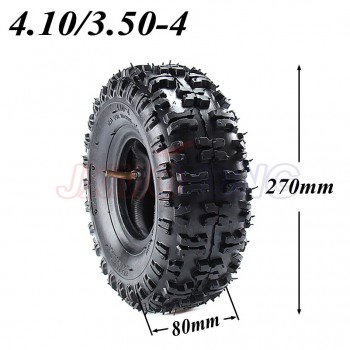 4.10/3.50-4 410/350-4 ATV Quad Go Kart 47cc 49cc 4.10-4 Tire inner tube Fit All Models 3.50-4 4