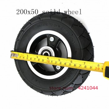 200x50 Electric Scooter solid tires With Wheel Hub 8 Scooter solid Tyres Electric Vehicle Aluminium Alloy Wheel tyre