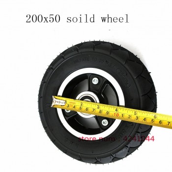 200x50 Electric Scooter solid tires With Wheel Hub 8 Scooter solid Tyres Electric Vehicle Aluminium Alloy Wheel tyre