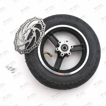 free shipping 10x2 54-152 tire inner tube and alloy rims hub fits Electric scooter balance car Wheelbarrow wheelchair
