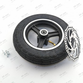 free shipping 10x2 54-152 tire inner tube and alloy rims hub fits Electric scooter balance car Wheelbarrow wheelchair