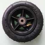 BEST Motorcycle 6x1 1/4 tyre 150MM Scooter Inflation Wheel With Hub With Inner Tube Electric Scooter 6 Inch Pneumatic Tire