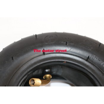 6X2 Inflation Tire Wheel Use 6 Tire Alloy Hub 160mm Pneumatic Tyre Electric Scooter F0 Pneumatic Wheel Trolley Cart Air Wheel