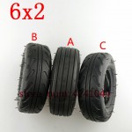 6X2 Solid tire 6x2 Pneumatic tyre inner tube Electric Scooter Wheel Chair Truck Use 6 Tire Tyre F0 Pneumatic Trolley Cart