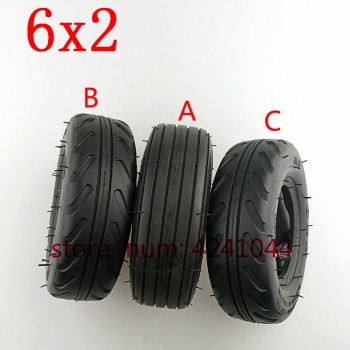 6X2 Solid tire 6x2 Pneumatic tyre inner tube Electric Scooter Wheel Chair Truck Use 6 Tire Tyre F0 Pneumatic Trolley Cart