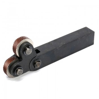 7Pcs/Set Steel Knurling Tool Diagonal Dual Wheel Linear Knurl Kit Lathe Cutter Machine Tools Accessories 0.5mm/1mm/2mm New