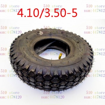 free shipping 4.10/3.50-5 tire Wheel and inner tube for 49cc Mini Quad Dirt Bike Scooter ATV Buggy Gas scooter bike motorcycle