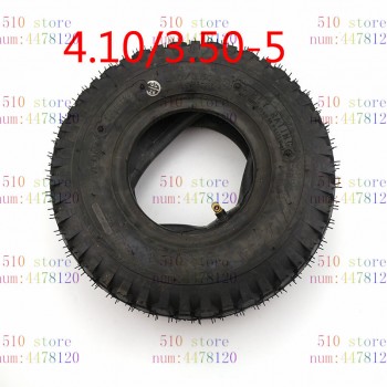 free shipping 4.10/3.50-5 tire Wheel and inner tube for 49cc Mini Quad Dirt Bike Scooter ATV Buggy Gas scooter bike motorcycle