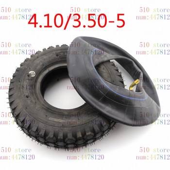 free shipping 4.10/3.50-5 tire Wheel and inner tube for 49cc Mini Quad Dirt Bike Scooter ATV Buggy Gas scooter bike motorcycle