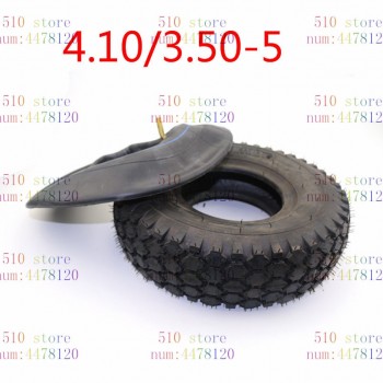 free shipping 4.10/3.50-5 tire Wheel and inner tube for 49cc Mini Quad Dirt Bike Scooter ATV Buggy Gas scooter bike motorcycle