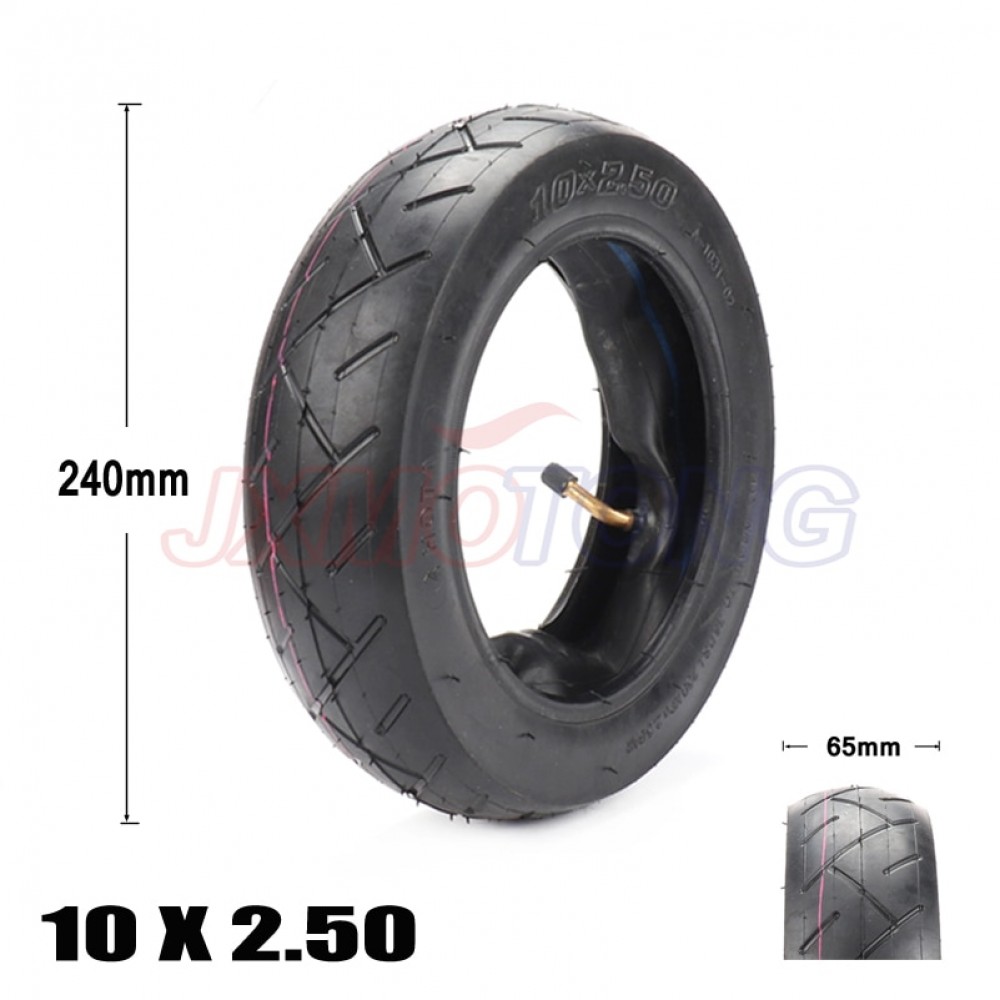 10 inch Pneumatic 10x2.50 Tire fits Electric Scooter Balance Drive Bicycle Tyre 10x2.5 inflatable Tyre and inner tube