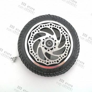 Free shipping 10x2 54-152 tire with Inner tube Disc brake 10 inch tyre hub fit electric scooter E-bike Refit Motorcycle parts