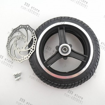 Free shipping 10x2 54-152 tire with Inner tube Disc brake 10 inch tyre hub fit electric scooter E-bike Refit Motorcycle parts