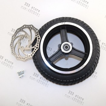 Free shipping 10x2 54-152 tire with Inner tube Disc brake 10 inch tyre hub fit electric scooter E-bike Refit Motorcycle parts