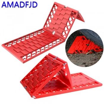Portable All-Weather Foldable Auto Traction Mat Tire Non-Slip Mats Car SUV tire snow chain from Snow Ice Mud and Sand Anti-skid