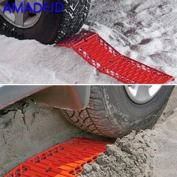 Portable All-Weather Foldable Auto Traction Mat Tire Non-Slip Mats Car SUV tire snow chain from Snow Ice Mud and Sand Anti-skid