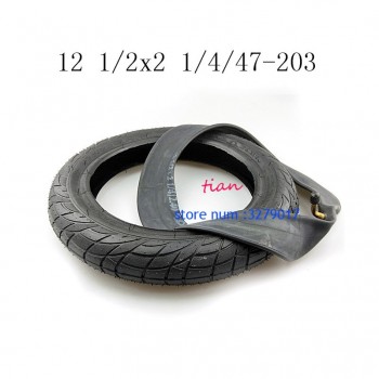 super12 1/2 X 2 1/4 ( 47/57/62-203 )Tire fits Many Gas Electric Scooters 12 Inch tube Tire For ST1201 ST1202 e-Bike 12 1/2X2 1/4