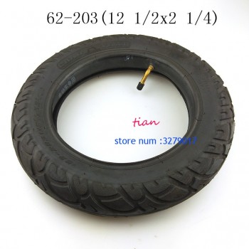 super12 1/2 X 2 1/4 ( 47/57/62-203 )Tire fits Many Gas Electric Scooters 12 Inch tube Tire For ST1201 ST1202 e-Bike 12 1/2X2 1/4
