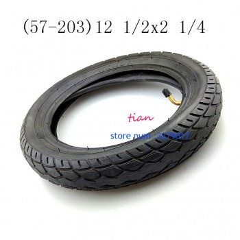 super12 1/2 X 2 1/4 ( 47/57/62-203 )Tire fits Many Gas Electric Scooters 12 Inch tube Tire For ST1201 ST1202 e-Bike 12 1/2X2 1/4